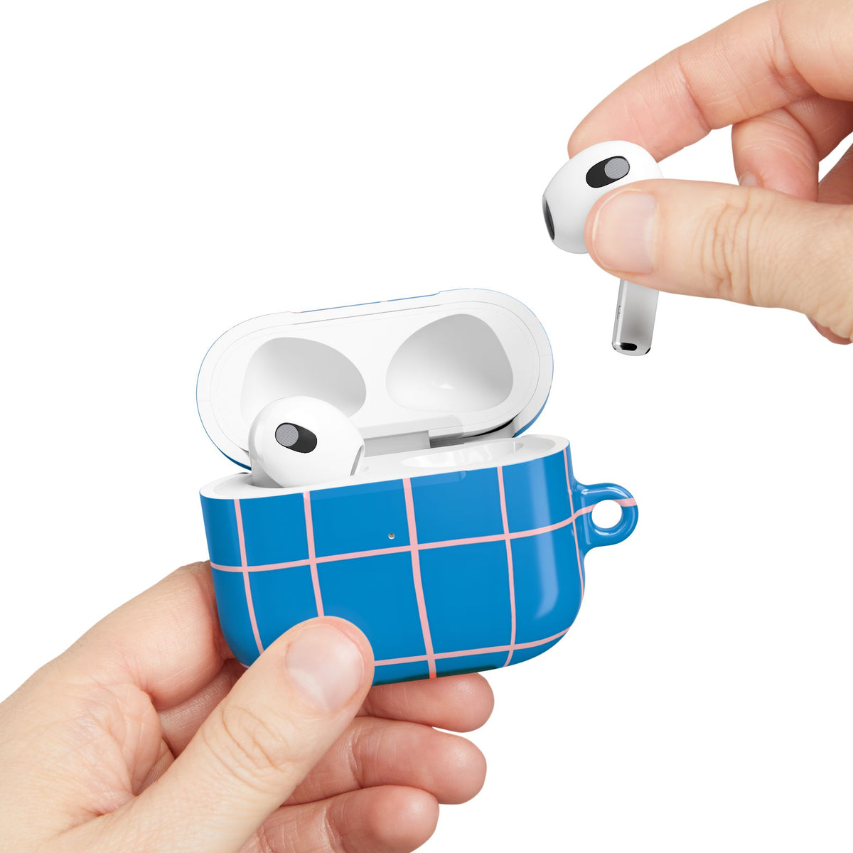 Coastal Grid AirPod Case – Slim Protective Charging Case
