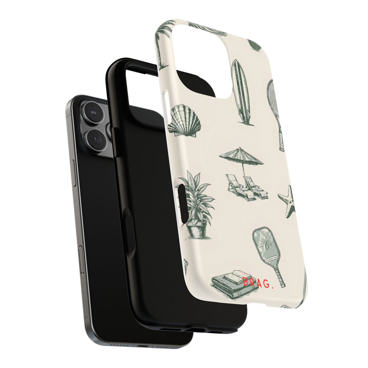 Beach Club MagSafe Tough Phone Case — Magnetic Protective Cover