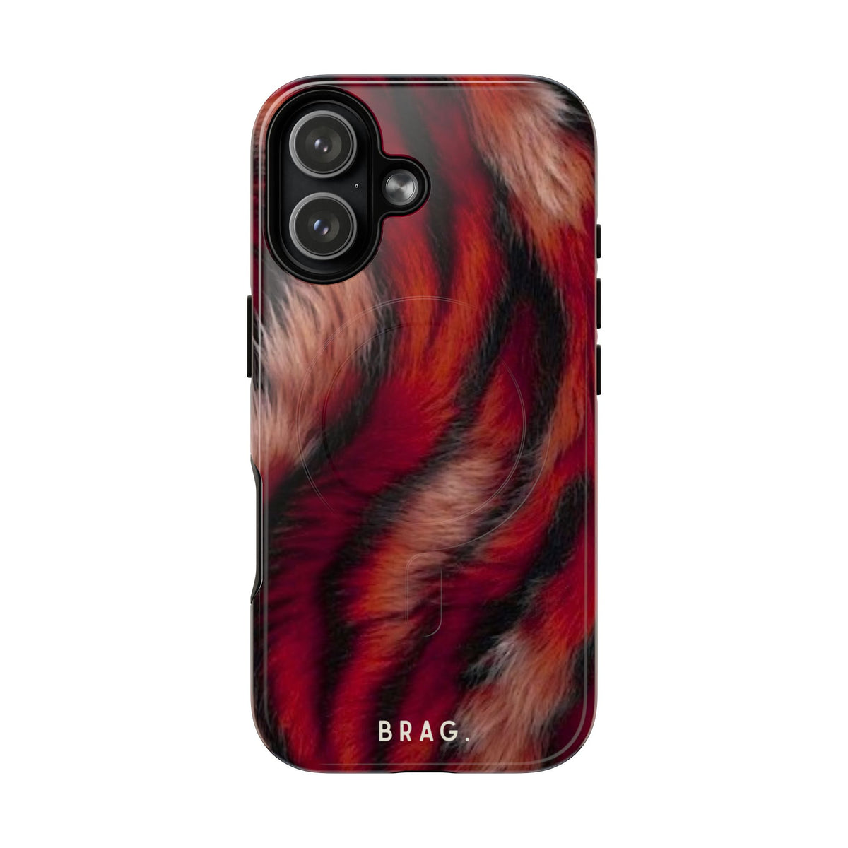 Red Rush MagSafe Tough Phone Case — Magnetic Protective Cover