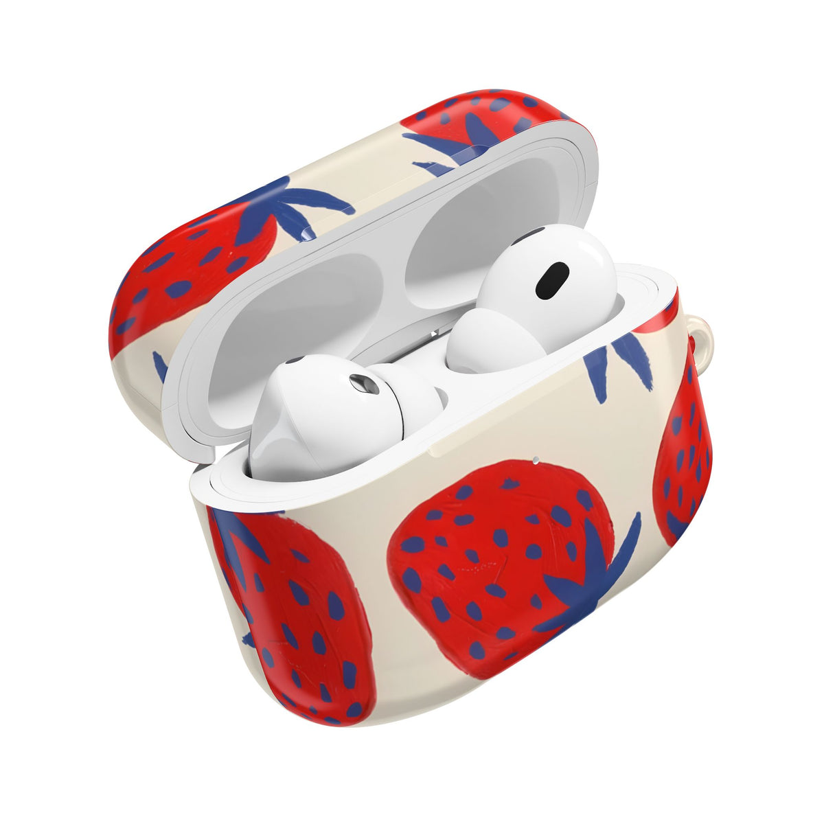 Strawberry Field AirPod Case – Slim Protective Charging Case