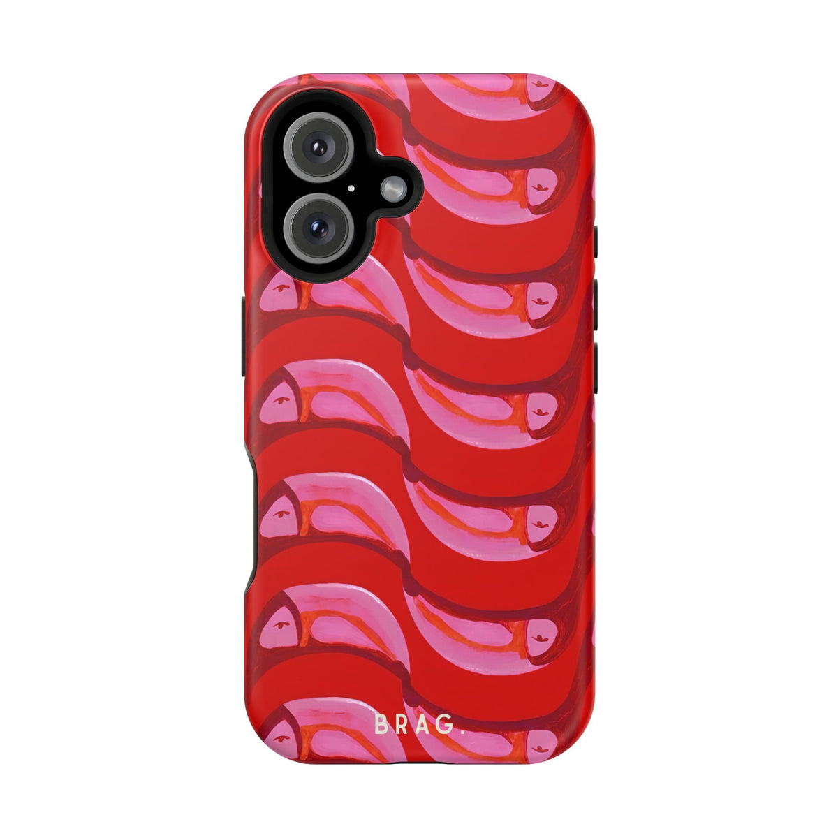 Pink Current Magnetic Impact-Resistant Phone Case