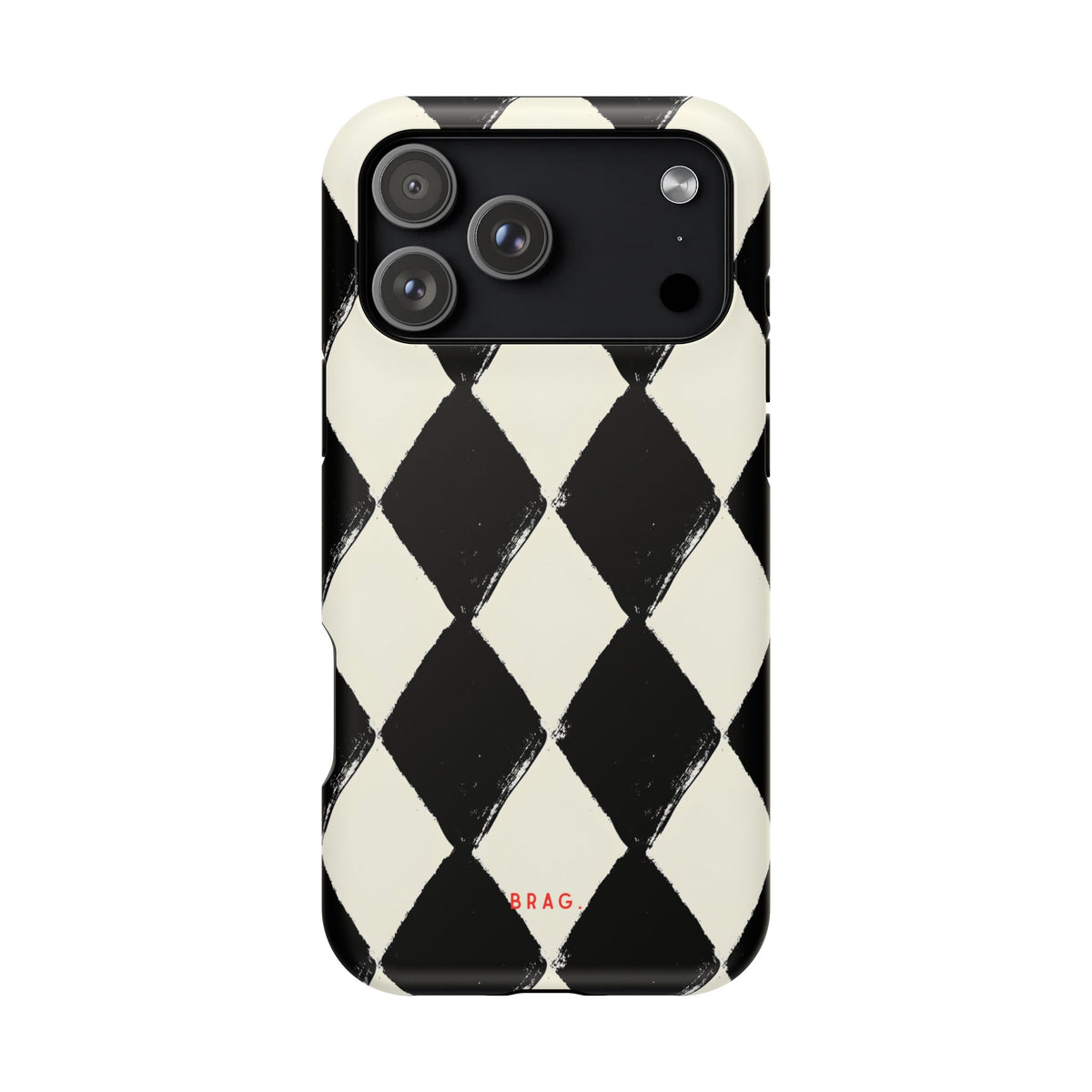 Ivory Harlequin Magnetic Impact-Resistant Phone Case