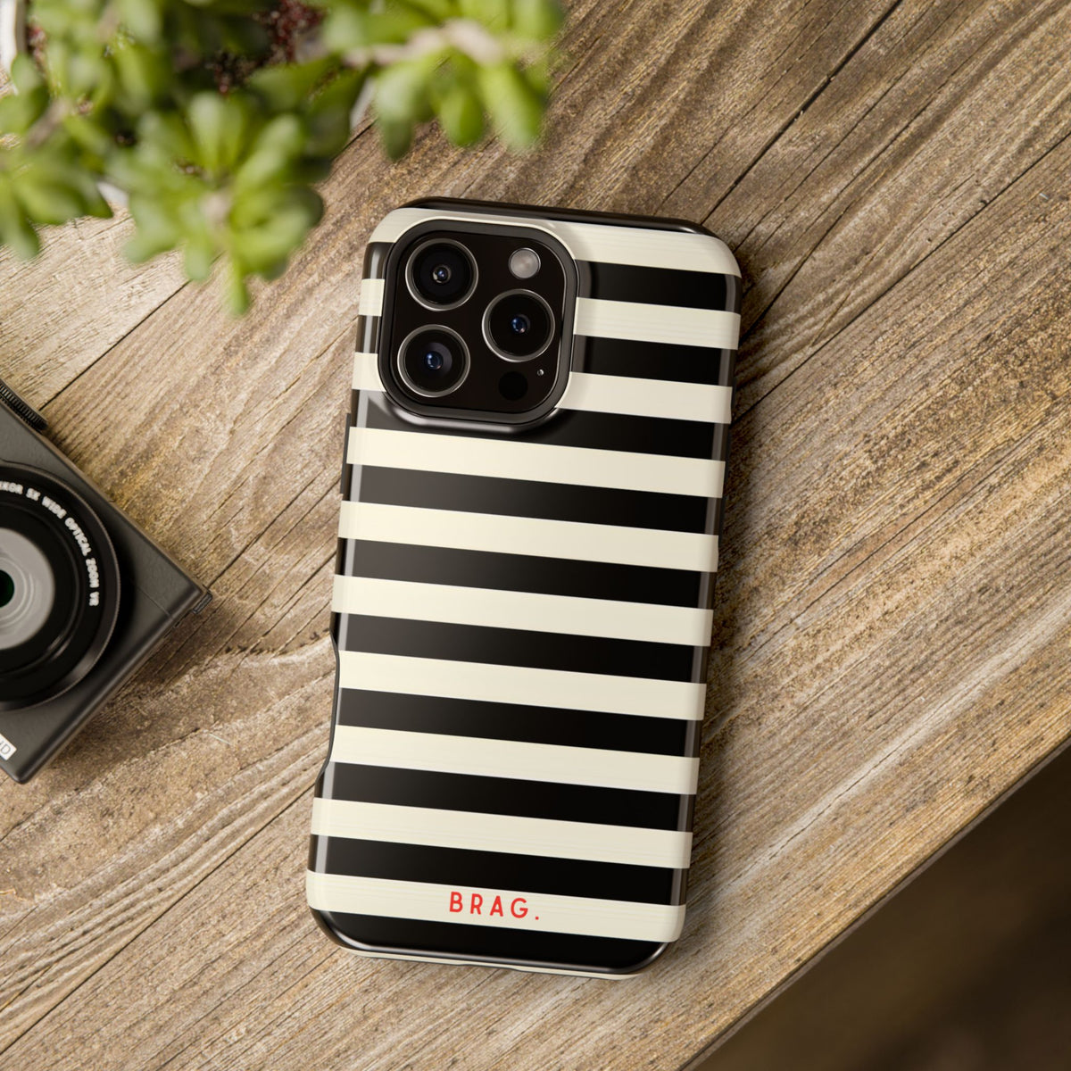 High Black Magnetic Impact-Resistant Phone Case
