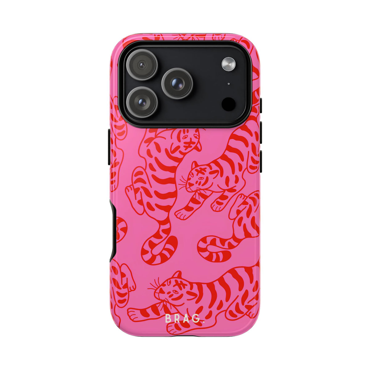 Tiger Lily Tough Phone Case – Shockproof Protective iPhone Cover