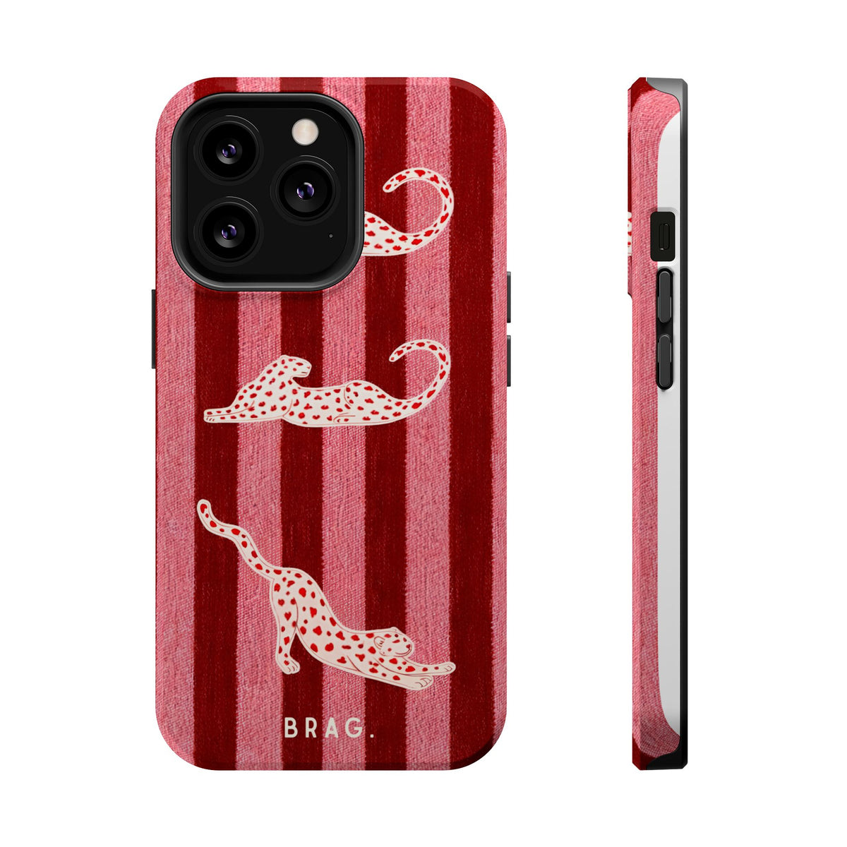 Pink Safari Magnetic Impact-Resistant Phone Case