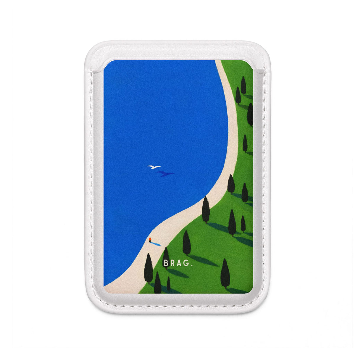 Blue Escape MagSafe Vegan Wallet — Slim Phone Card Holder