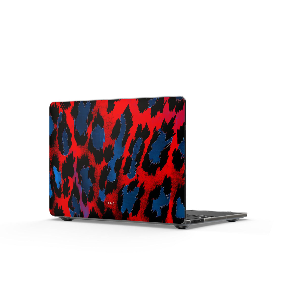 Blue Heat Matte MacBook Case — Slim Protective Laptop Cover