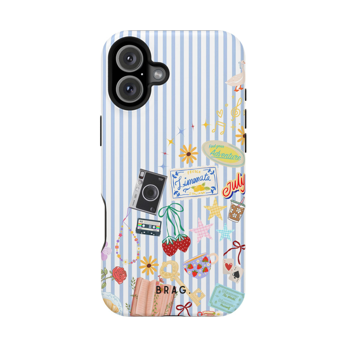 Travel Girl Magnetic Impact-Resistant Phone Case