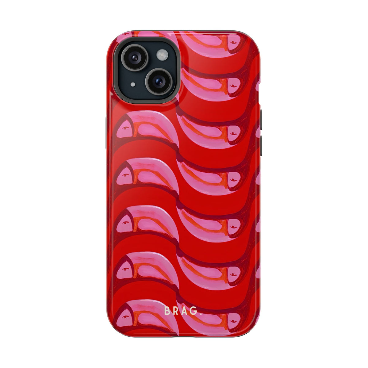 Pink Current Magnetic Impact-Resistant Phone Case
