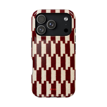 Wine & Cream Magnetic Impact-Resistant Phone Case