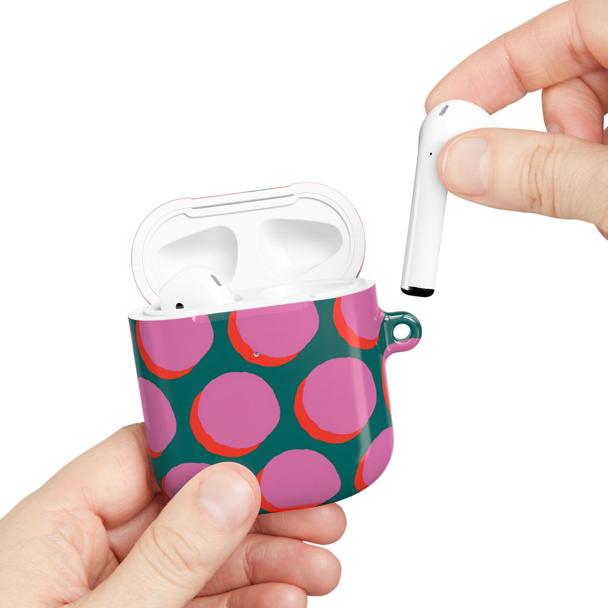 Pink Moon AirPod Case – Slim Protective Charging Case