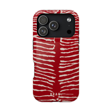 Striped Heat Magnetic Impact-Resistant Phone Case