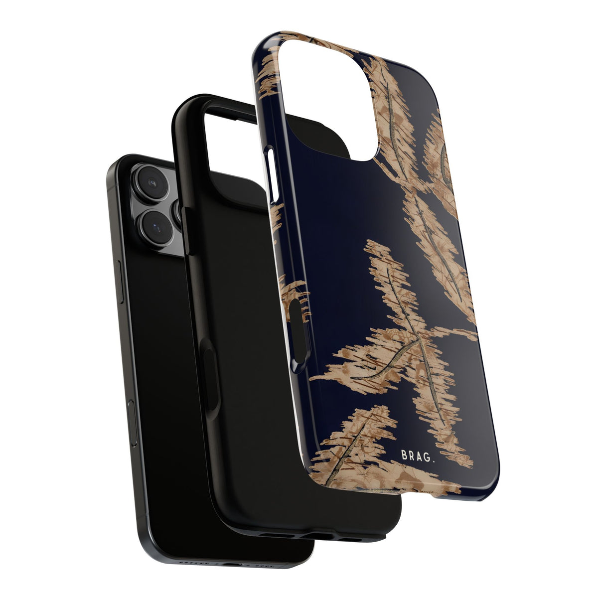 Golden Fern Tough Phone Case – Shockproof Protective iPhone Cover