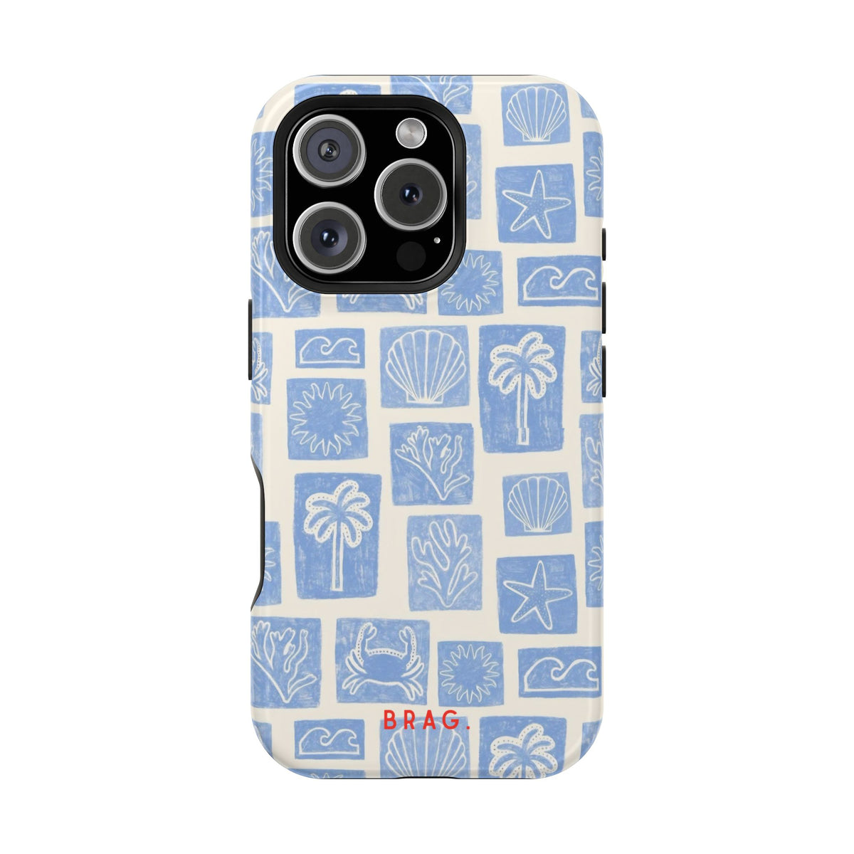 Azure Tiles Magnetic Impact-Resistant Phone Case