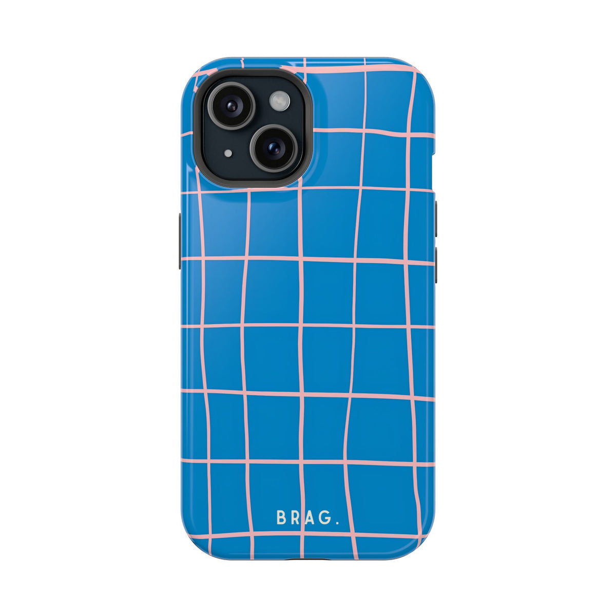 Coastal Grid Magnetic Impact-Resistant Phone Case