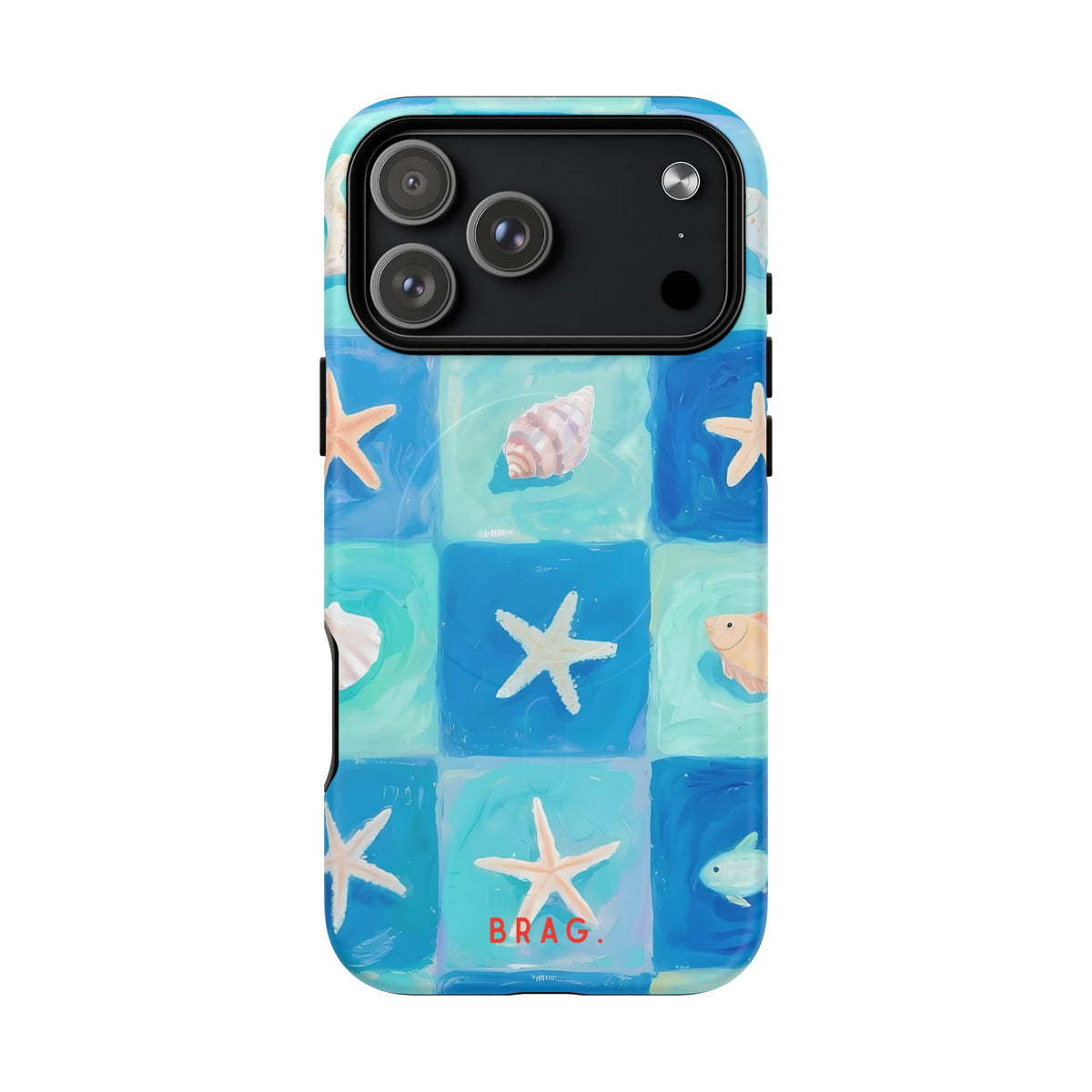 Saltwater Tiles MagSafe Tough Phone Case — Magnetic Protective Cover