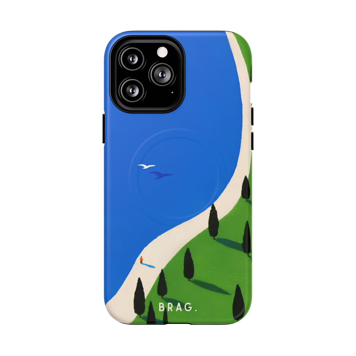 Blue Escape MagSafe Tough Phone Case — Magnetic Protective Cover