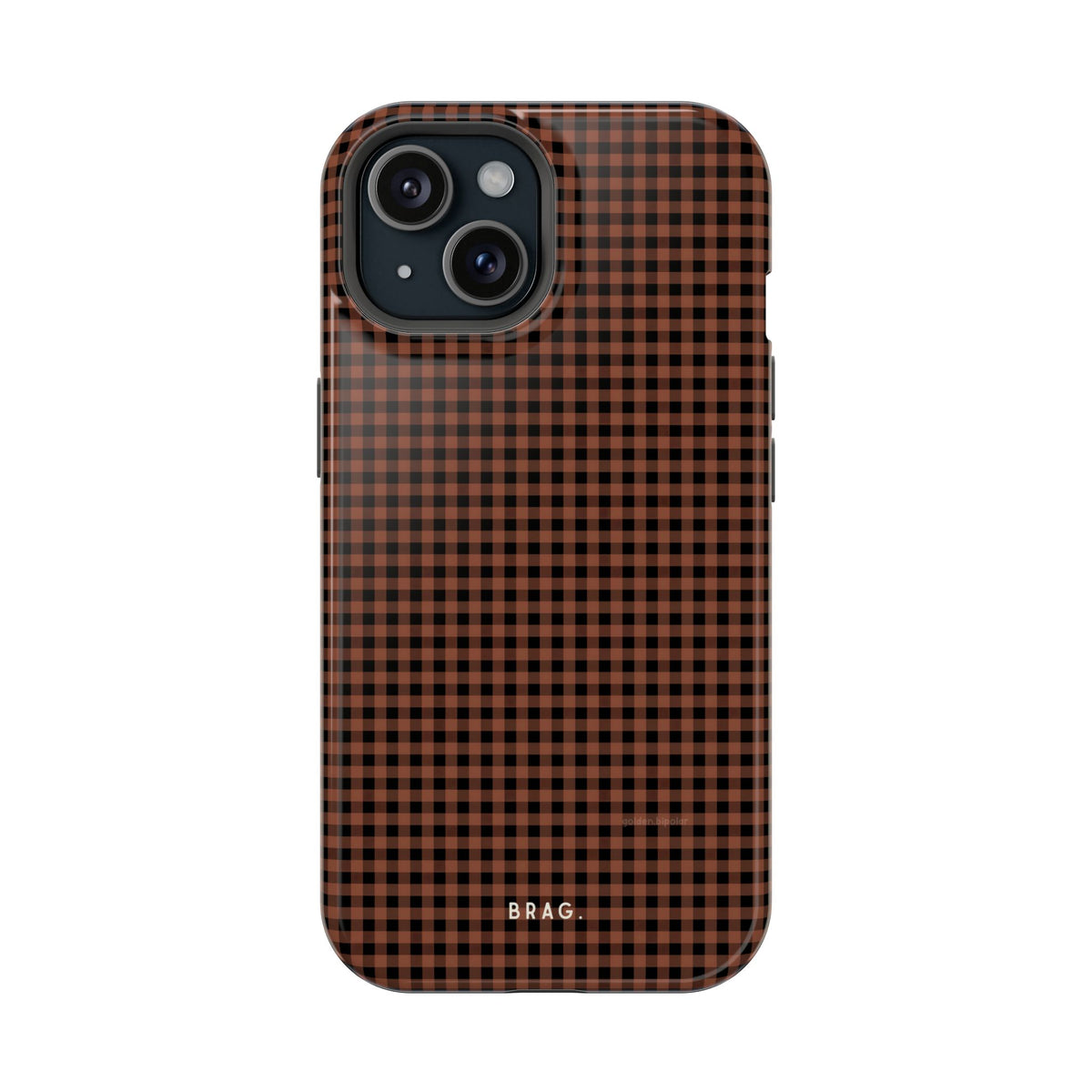 Cafe Check Magnetic Impact-Resistant Phone Case