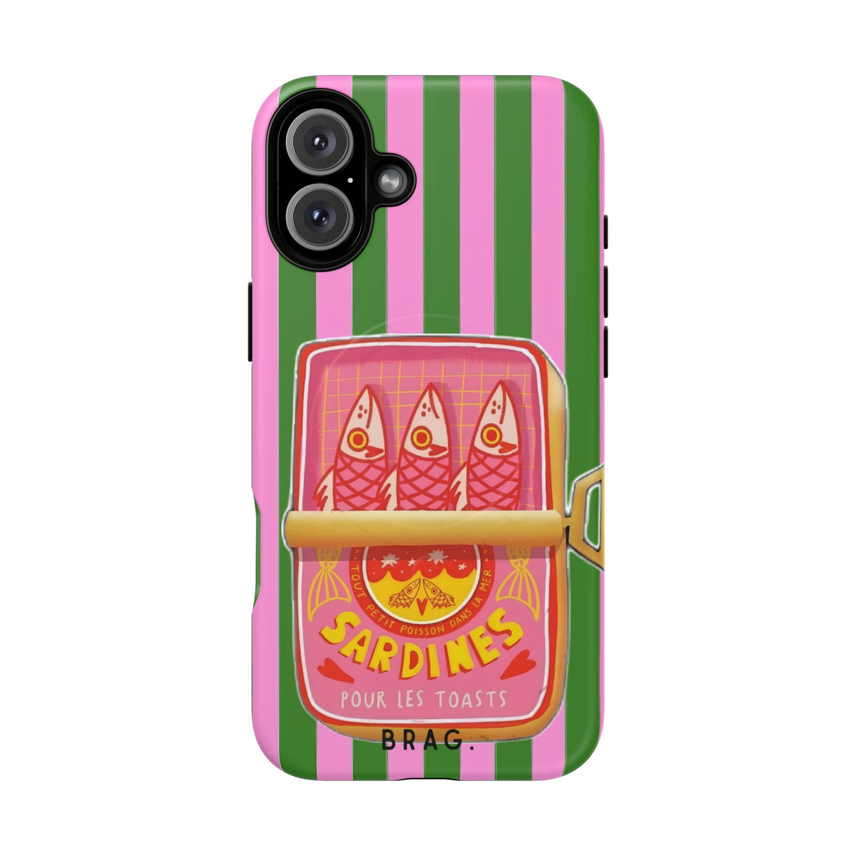 Tinned Pink MagSafe Tough Phone Case — Magnetic Protective Cover