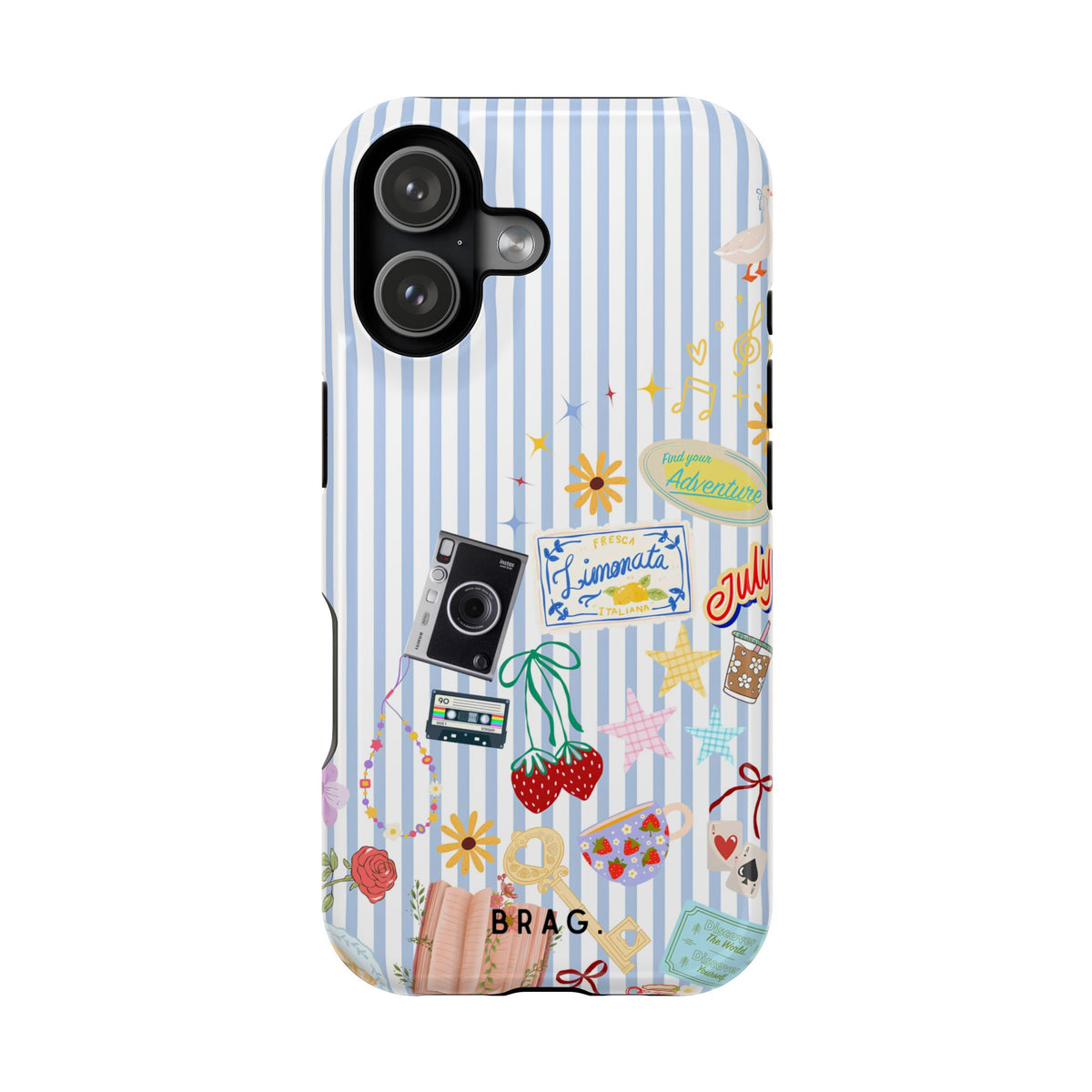 Travel Girl Magnetic Impact-Resistant Phone Case
