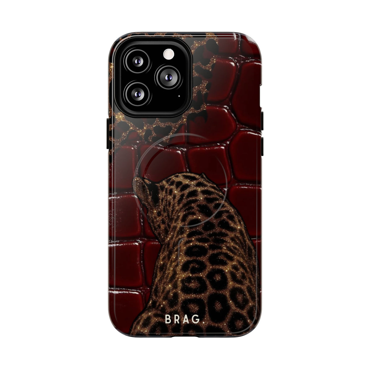 Leopard Lounge MagSafe Tough Phone Case — Magnetic Protective Cover