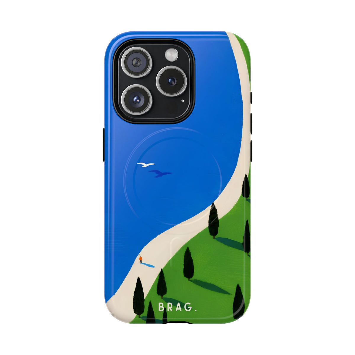 Blue Escape MagSafe Tough Phone Case — Magnetic Protective Cover