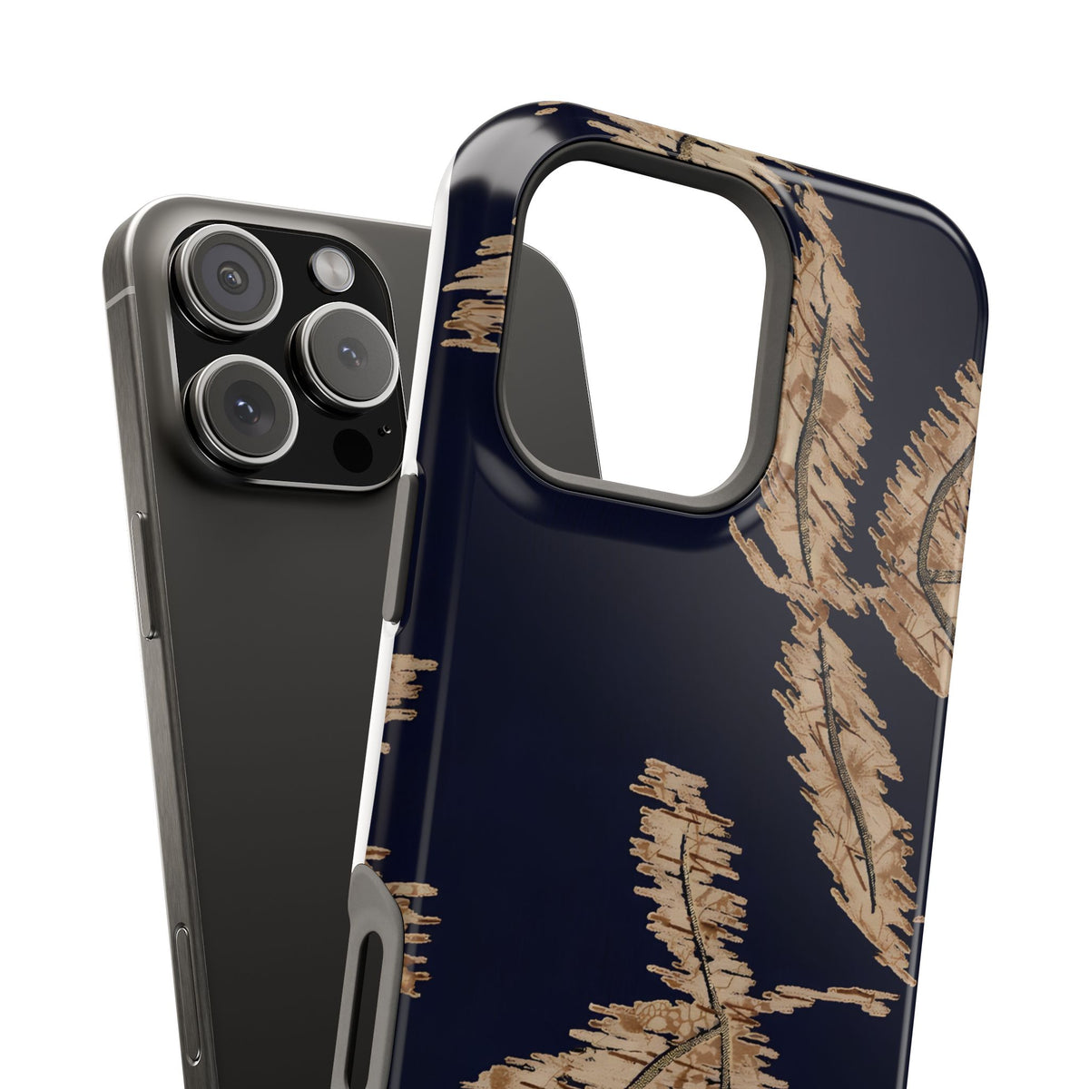 Golden Fern Magnetic Impact-Resistant Phone Case
