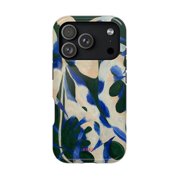 Blue Garden Magnetic Impact-Resistant Phone Case