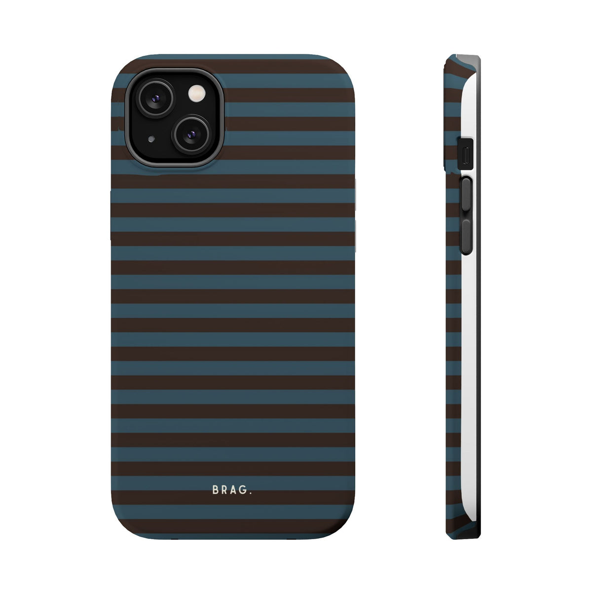Seaside Stripe Magnetic Impact-Resistant Phone Case