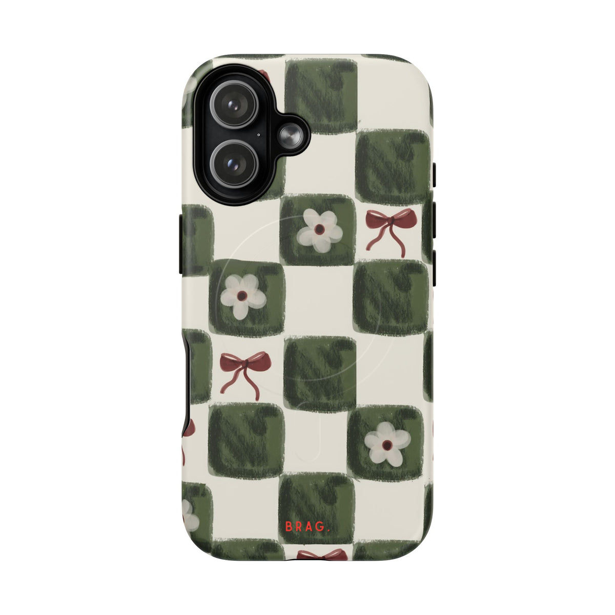 Garden Mosaic MagSafe Tough Phone Case — Magnetic Protective Cover