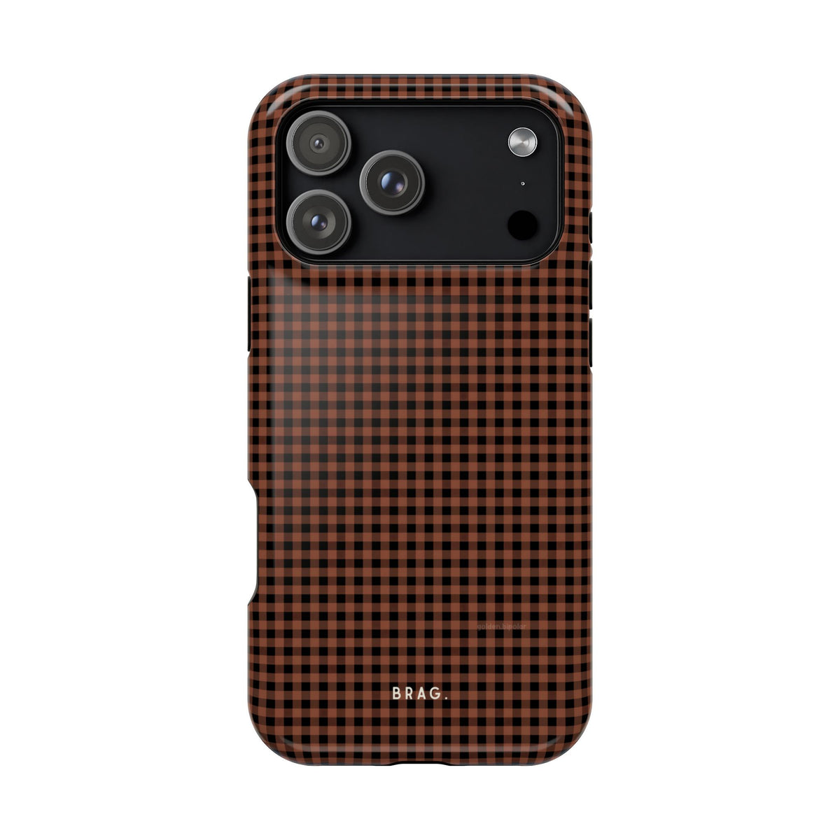 Cafe Check Magnetic Impact-Resistant Phone Case