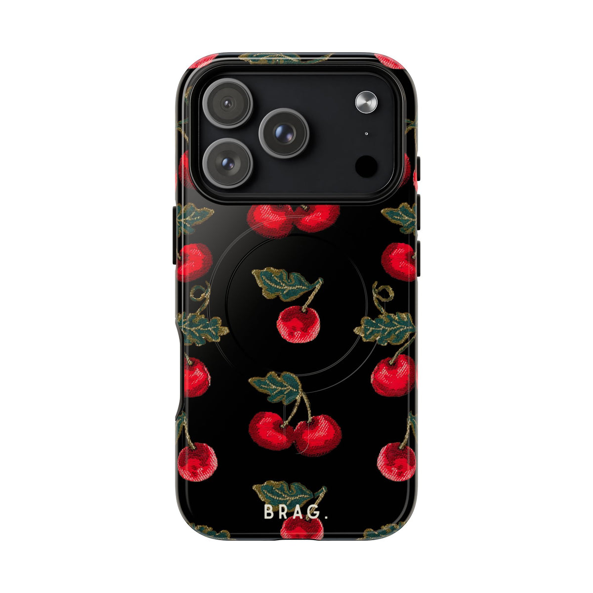 Cherry Bomb MagSafe Tough Phone Case — Magnetic Protective Cover