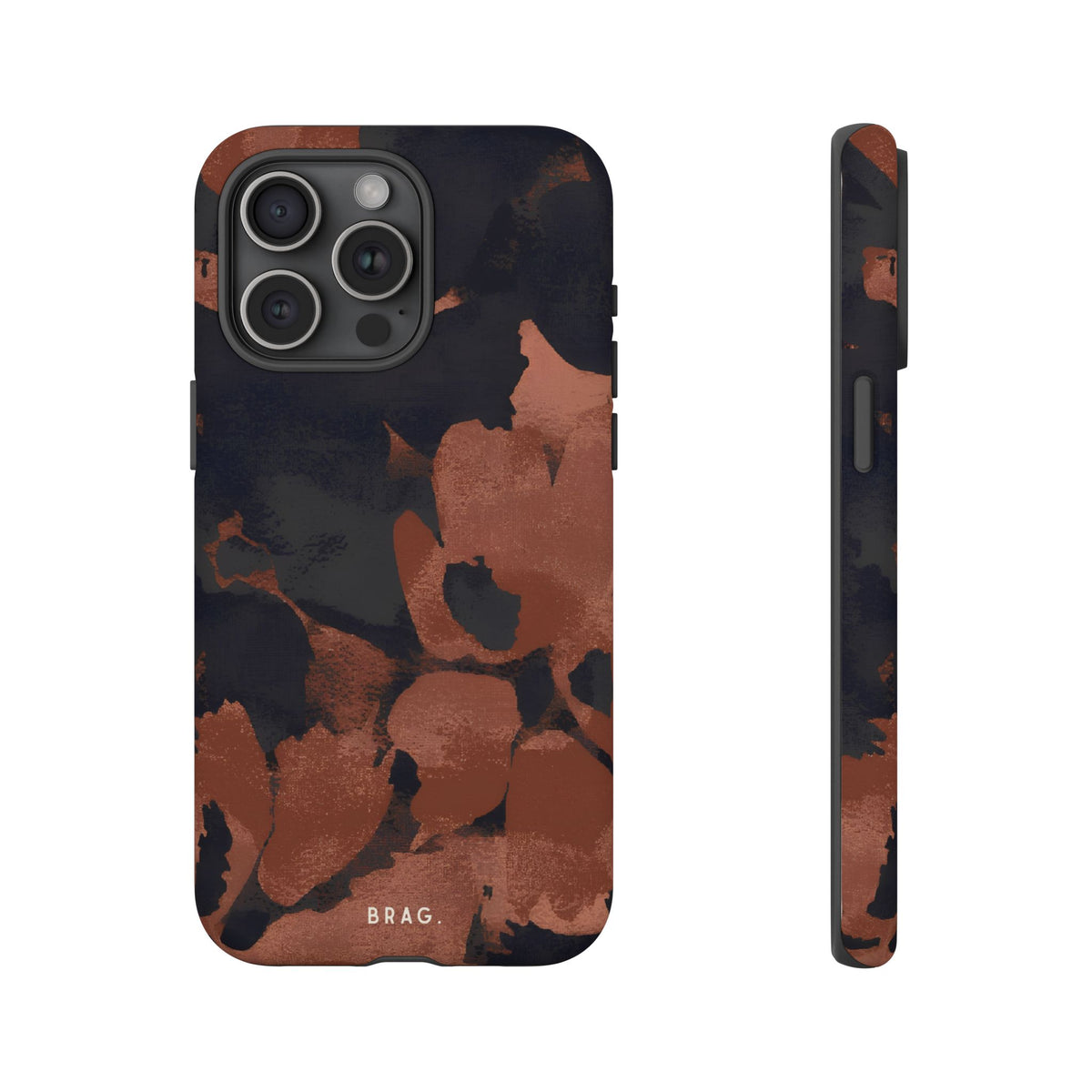 Terracotta Bloom Tough Phone Case – Shockproof Protective iPhone Cover