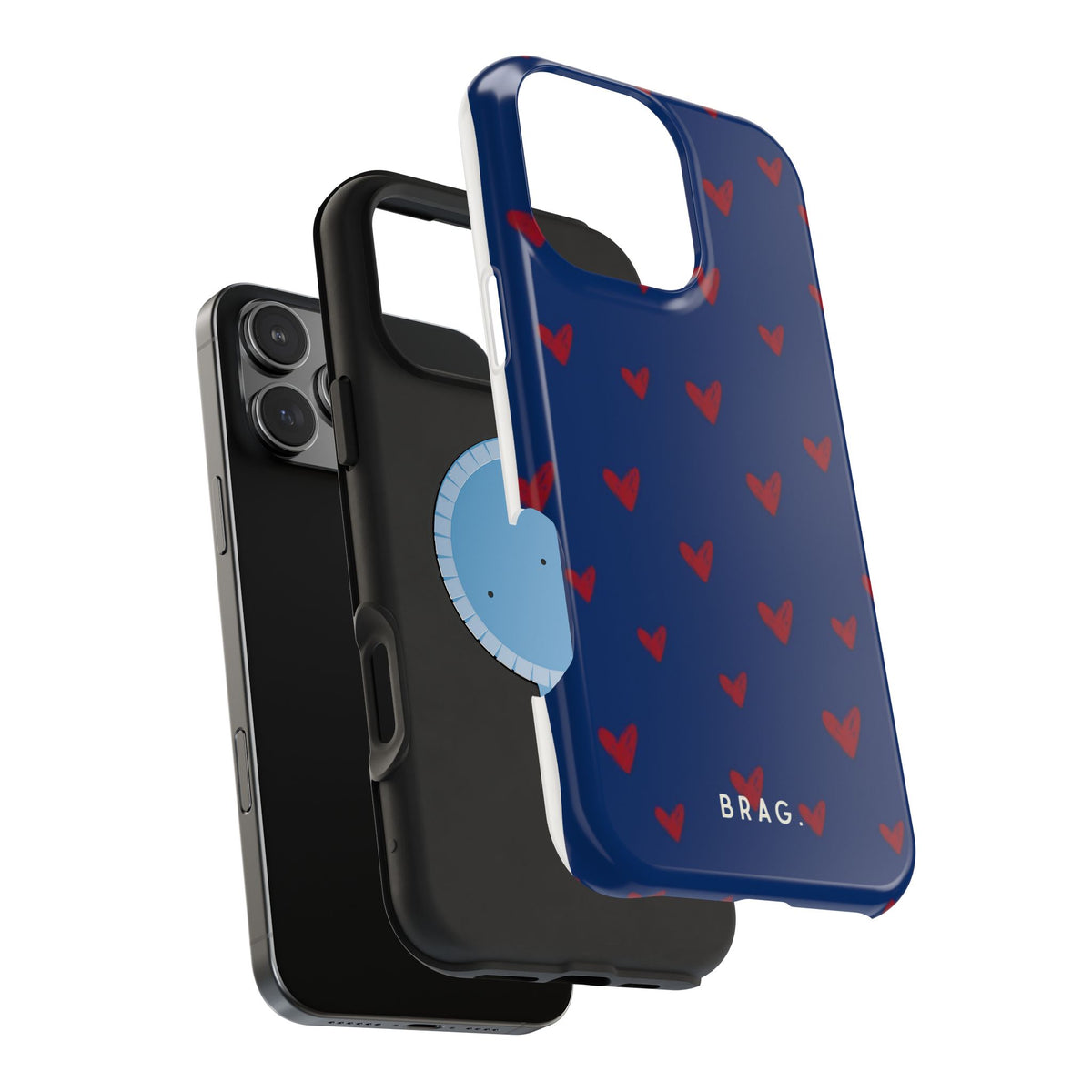 Blue Flirt Magnetic Impact-Resistant Phone Case