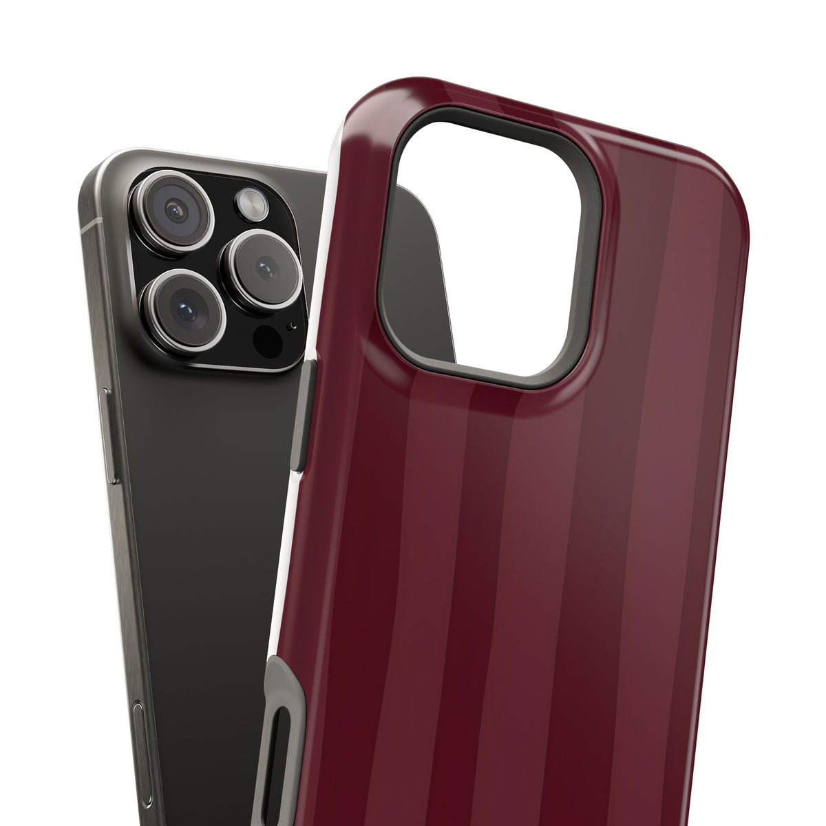 Dark Cherry Magnetic Impact-Resistant Phone Case