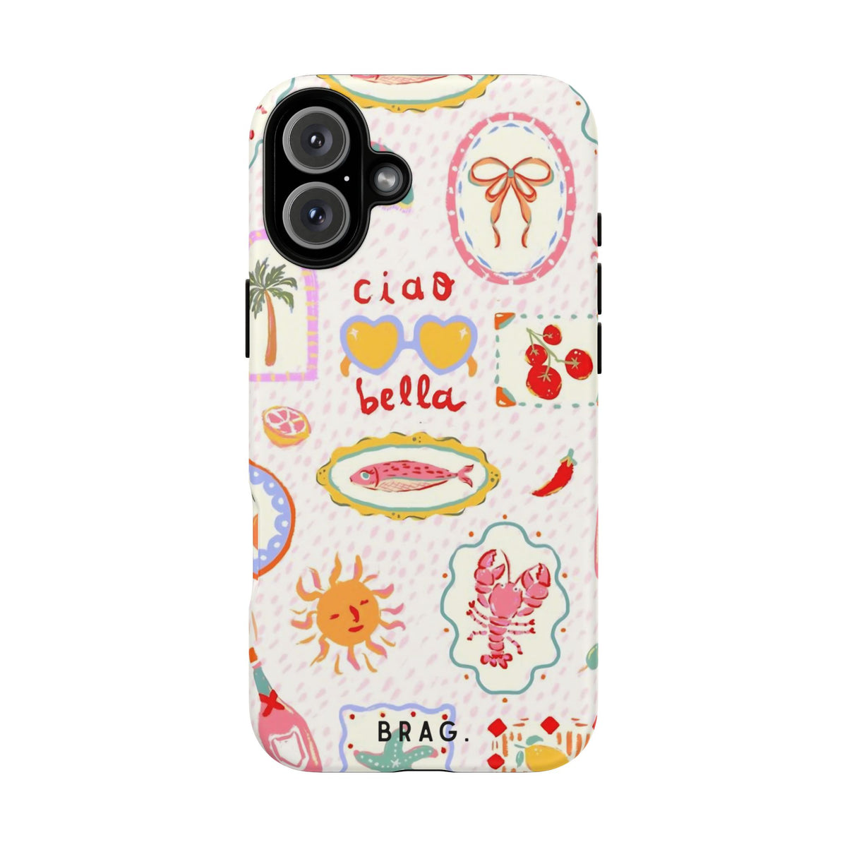 Ciao Bella Tough Phone Case – Shockproof Protective iPhone Cover