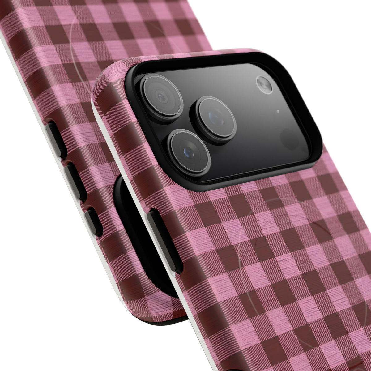 Club Check MagSafe Tough Phone Case — Magnetic Protective Cover