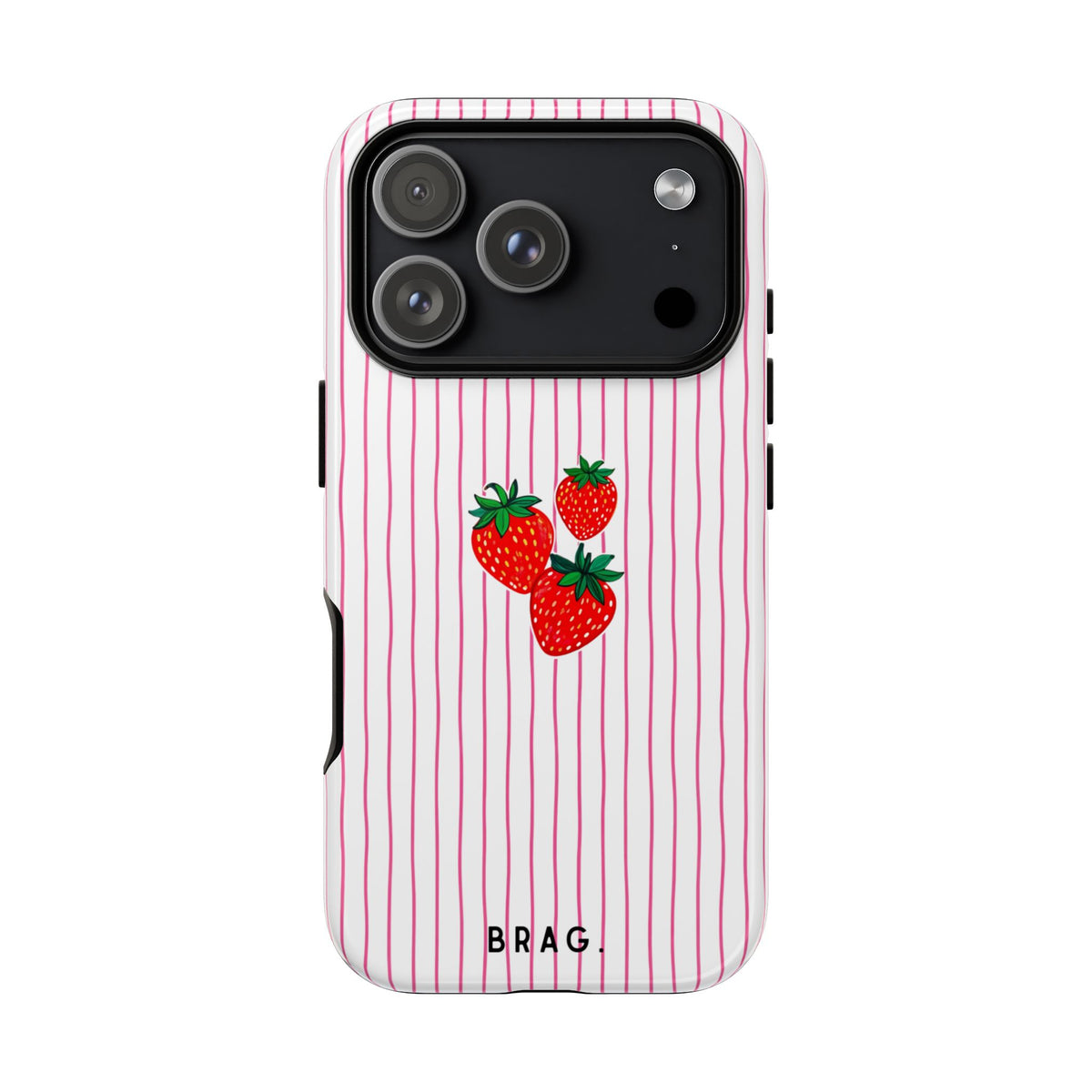 Berry Kiss Tough Phone Case – Shockproof Protective iPhone Cover