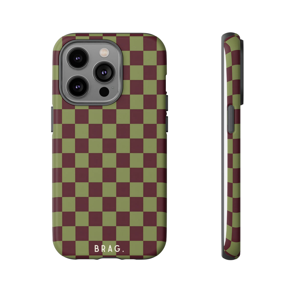 Lucky Check Tough Phone Case – Shockproof Protective iPhone Cover