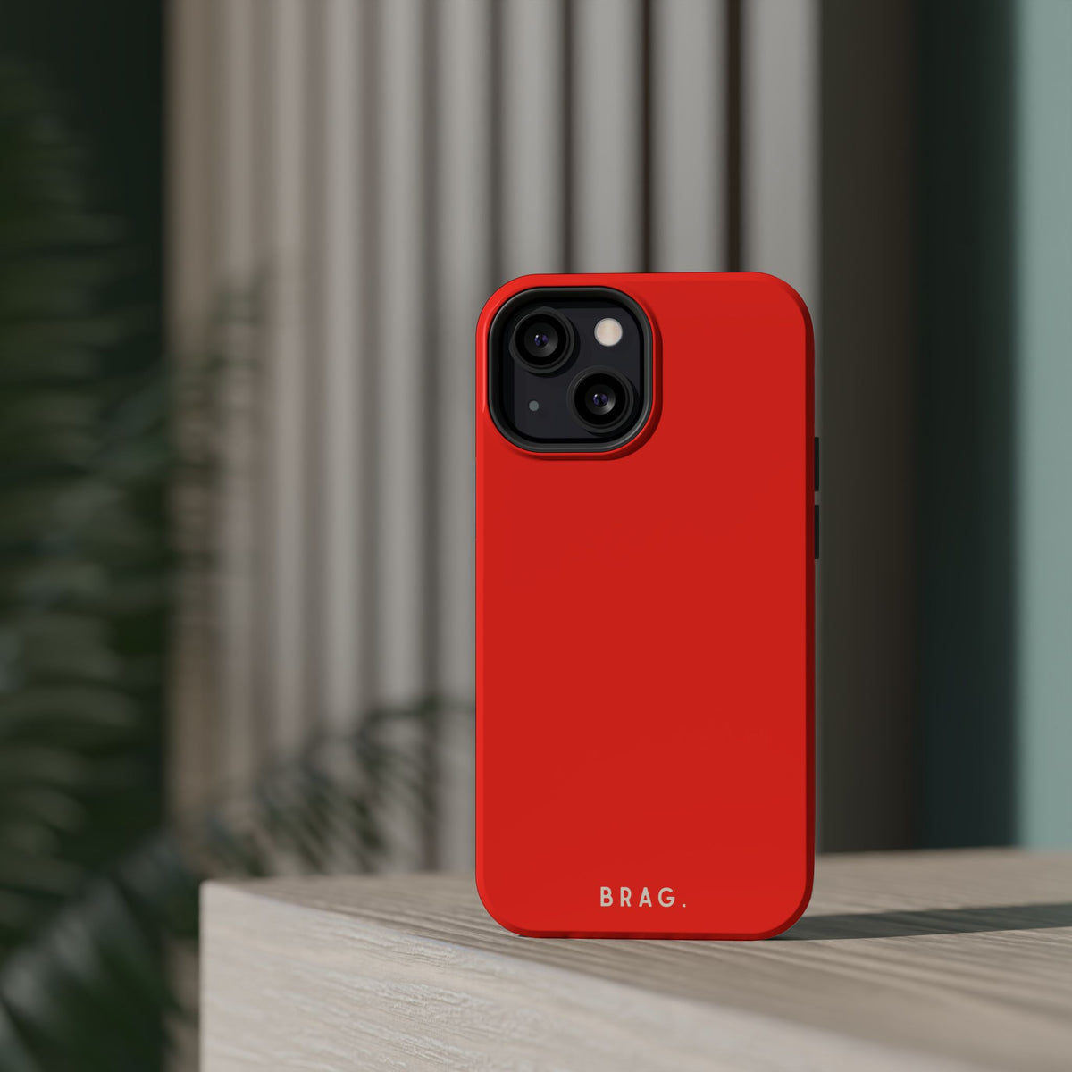 Brag Red Magnetic Impact-Resistant Phone Case
