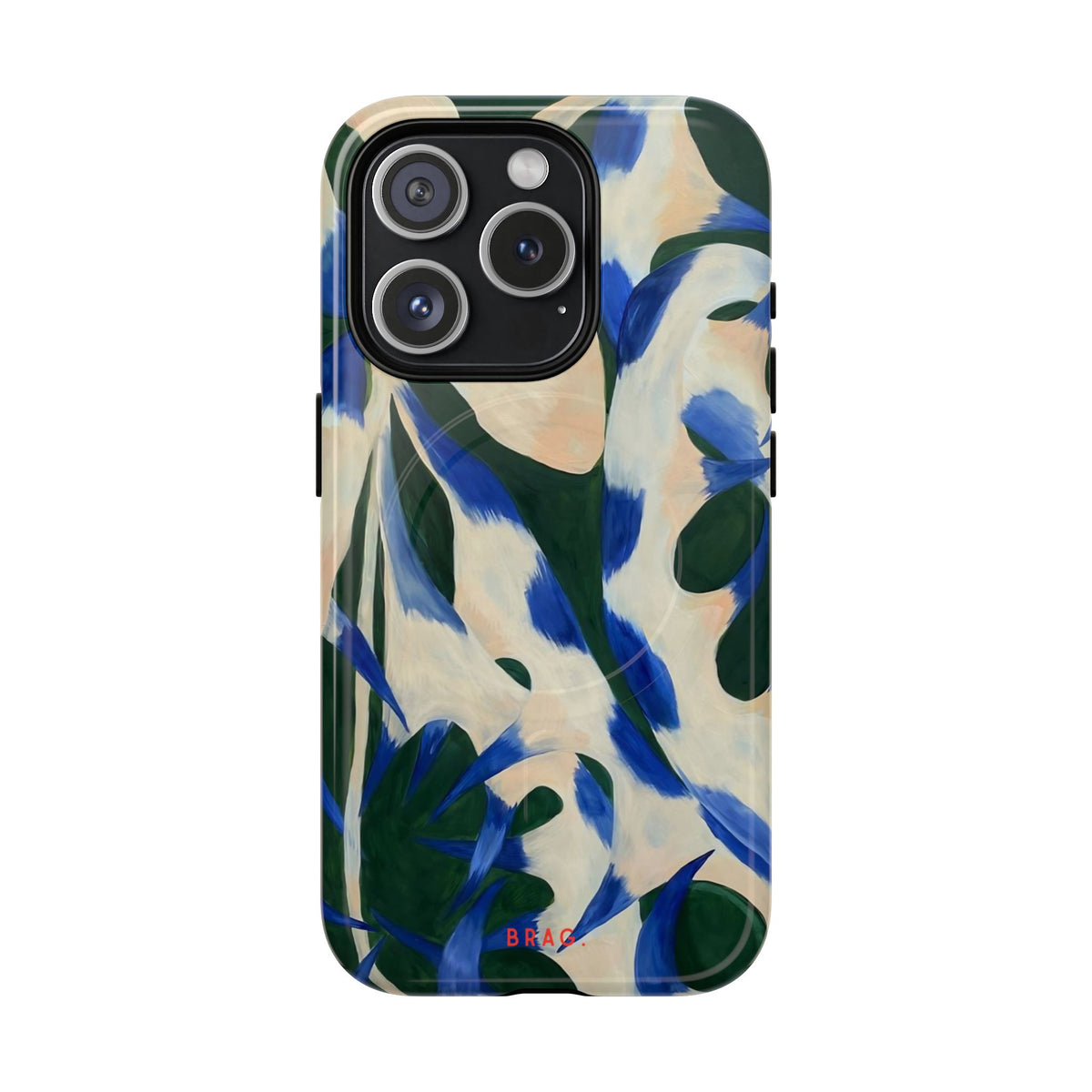 Blue Garden MagSafe Tough Phone Case — Magnetic Protective Cover