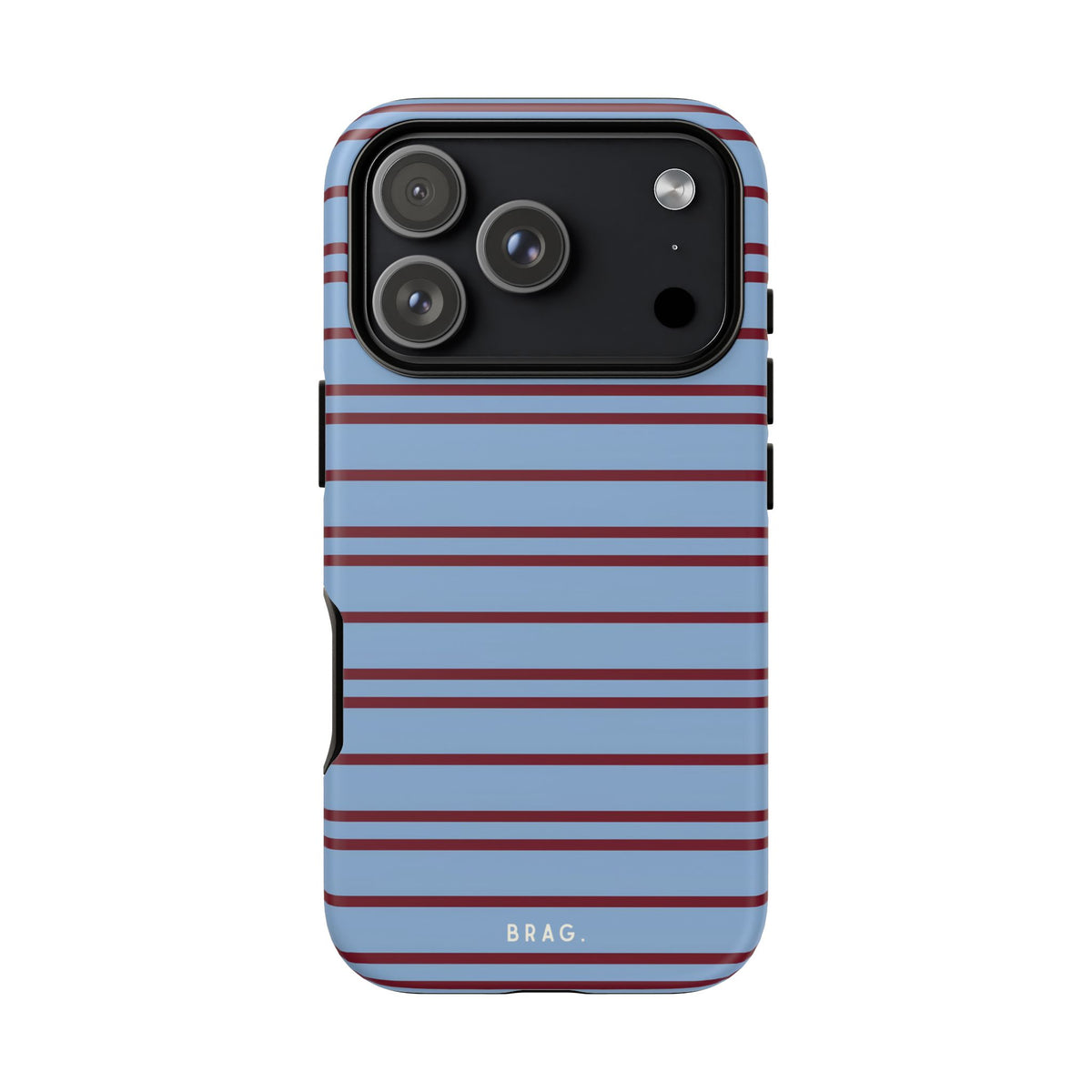 Nautical Stripe Tough Phone Case – Shockproof Protective iPhone Cover