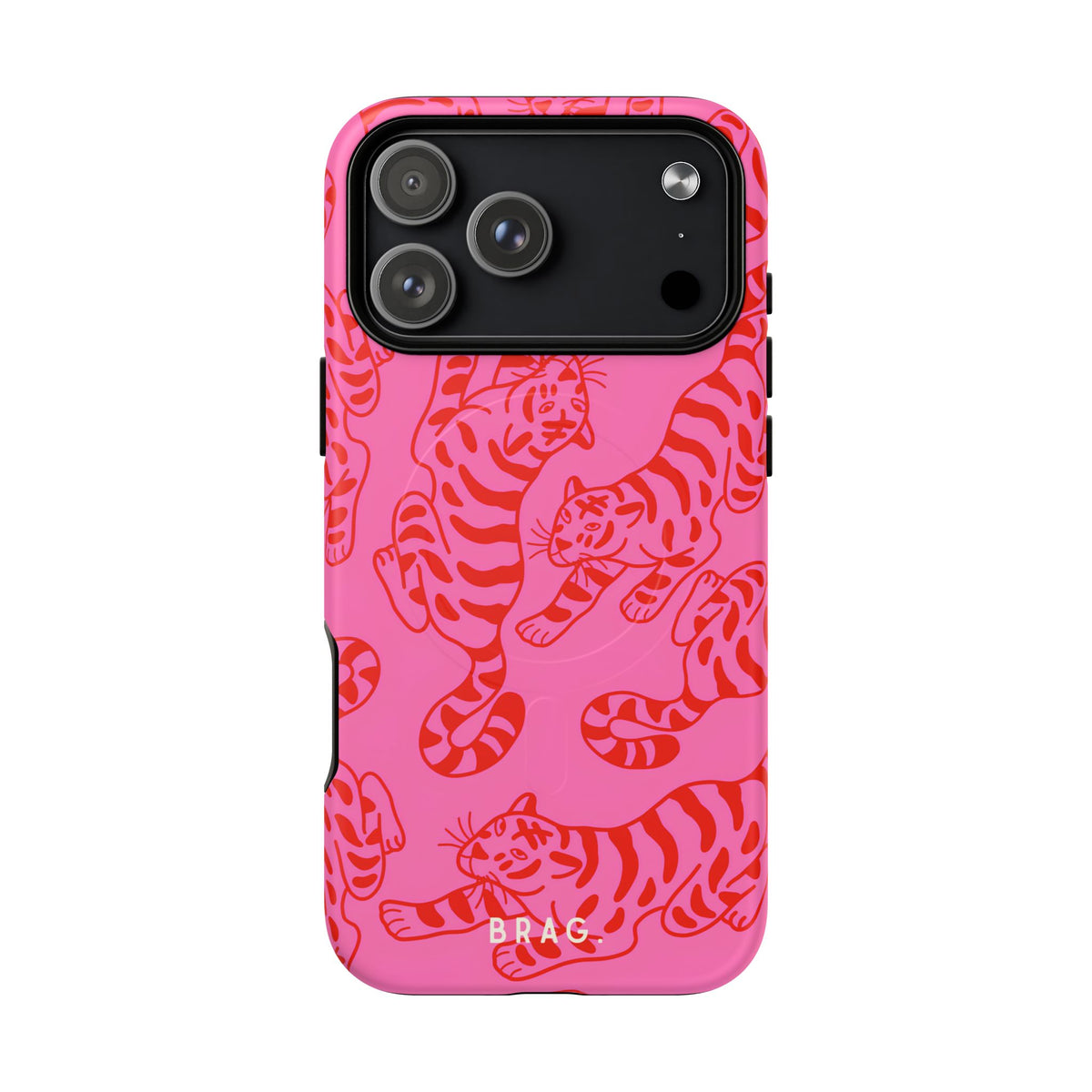 Tiger Lily MagSafe Tough Phone Case — Magnetic Protective Cover