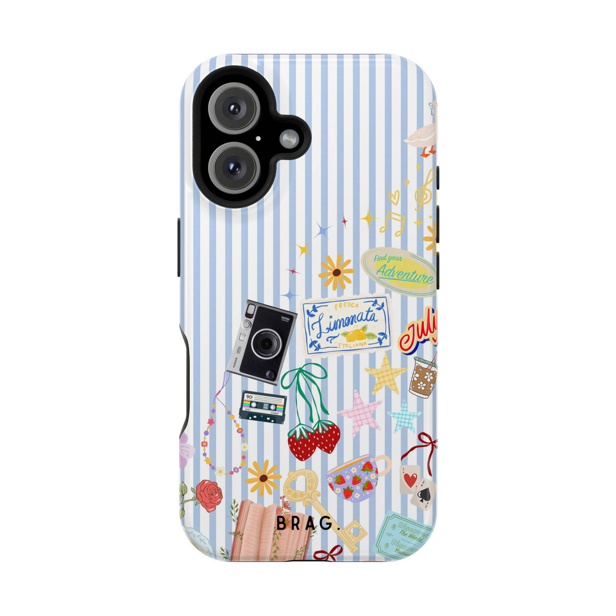 Travel Girl Magnetic Impact-Resistant Phone Case