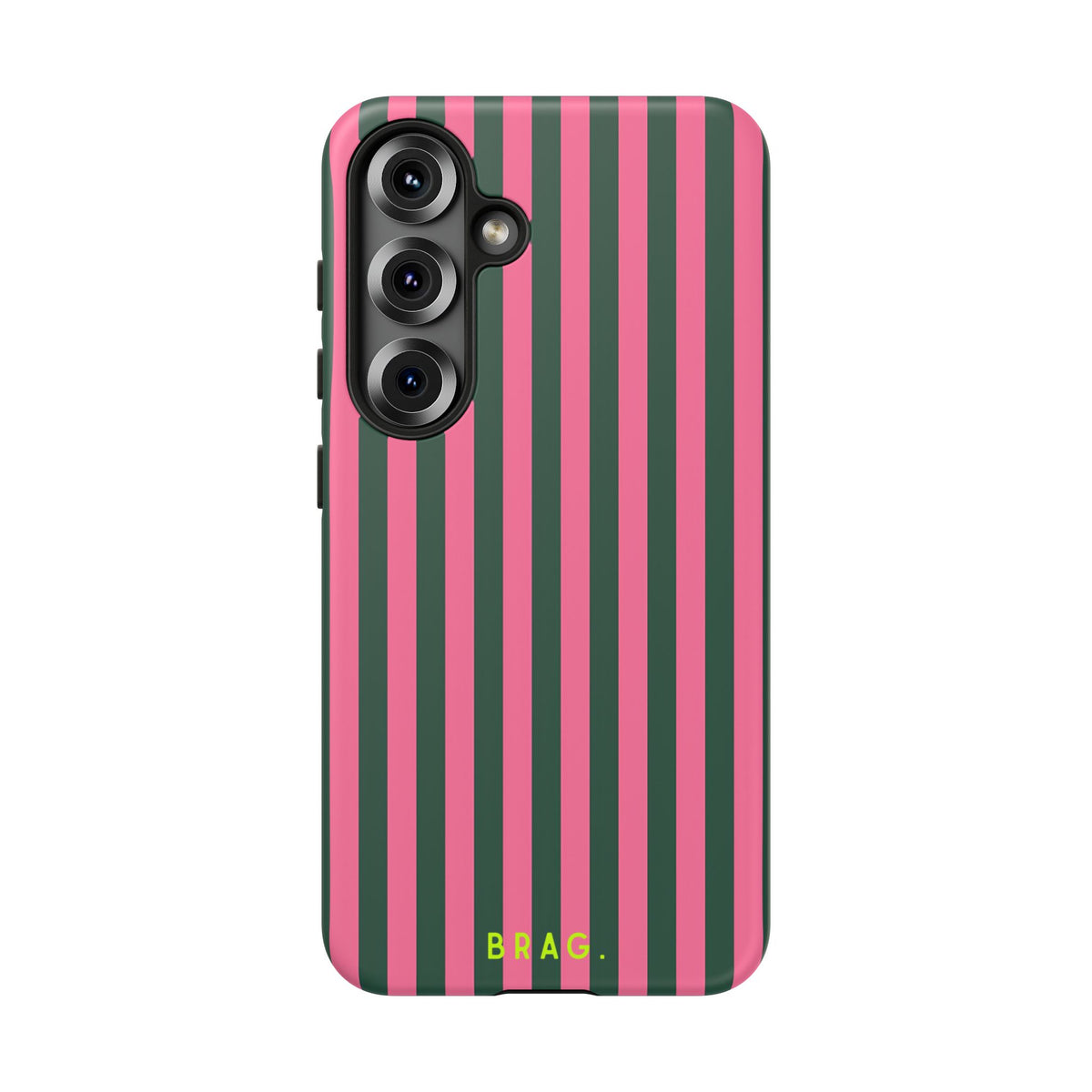 Flamingo Stripe Tough Phone Case – Shockproof Protective iPhone Cover
