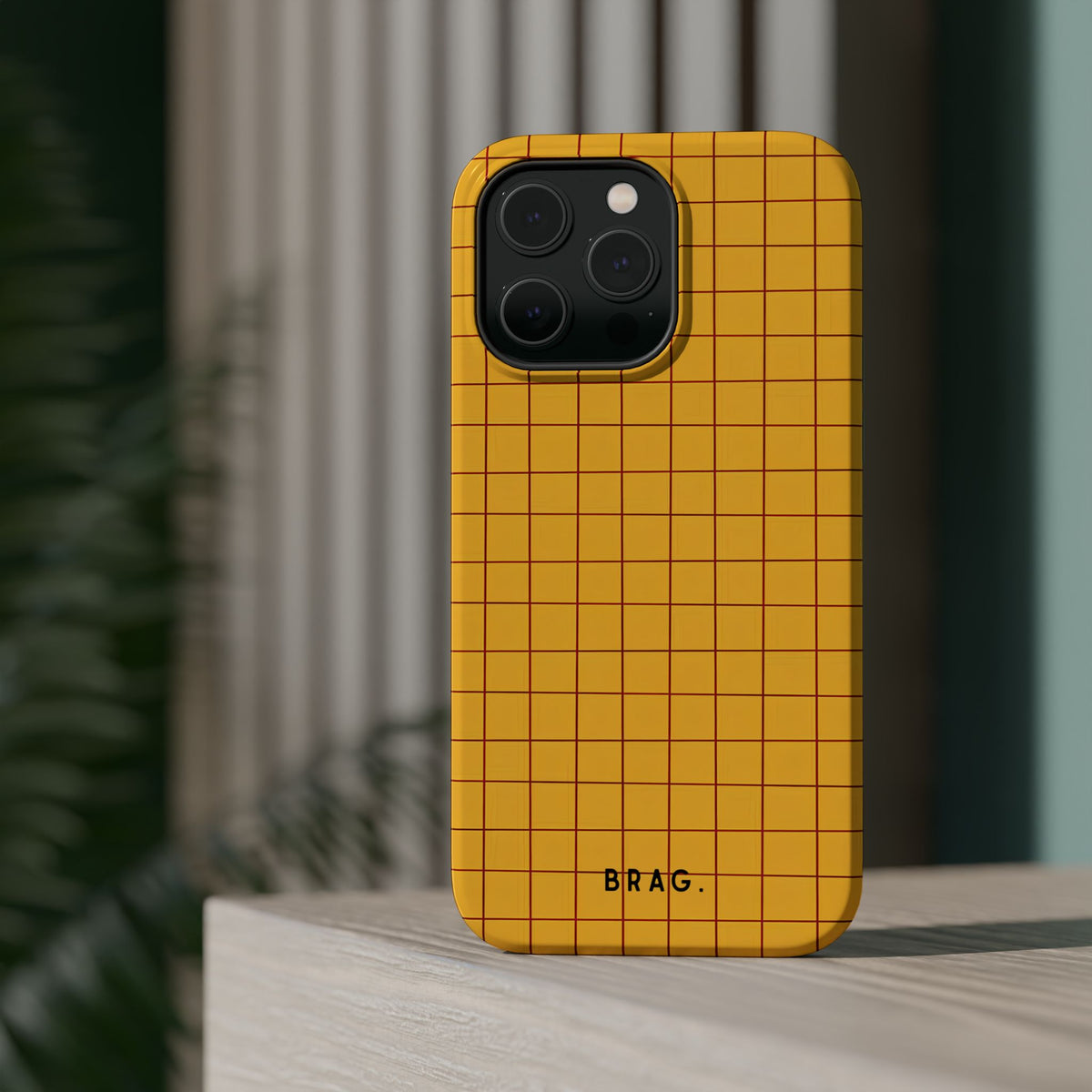 Cheese Grid Magnetic Impact-Resistant Phone Case