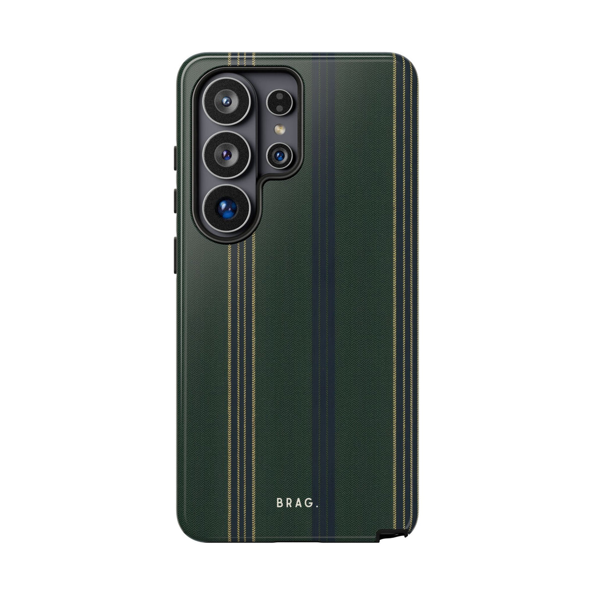 Olive Pinstripe Tough Phone Case – Shockproof Protective iPhone Cover