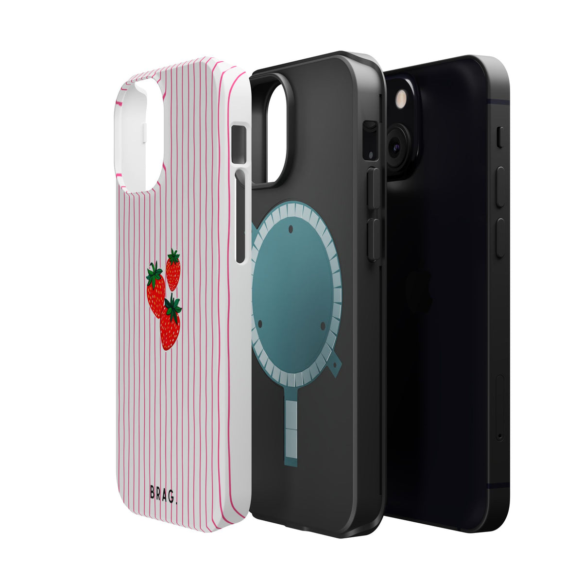 Berry Kiss Magnetic Impact-Resistant Phone Case