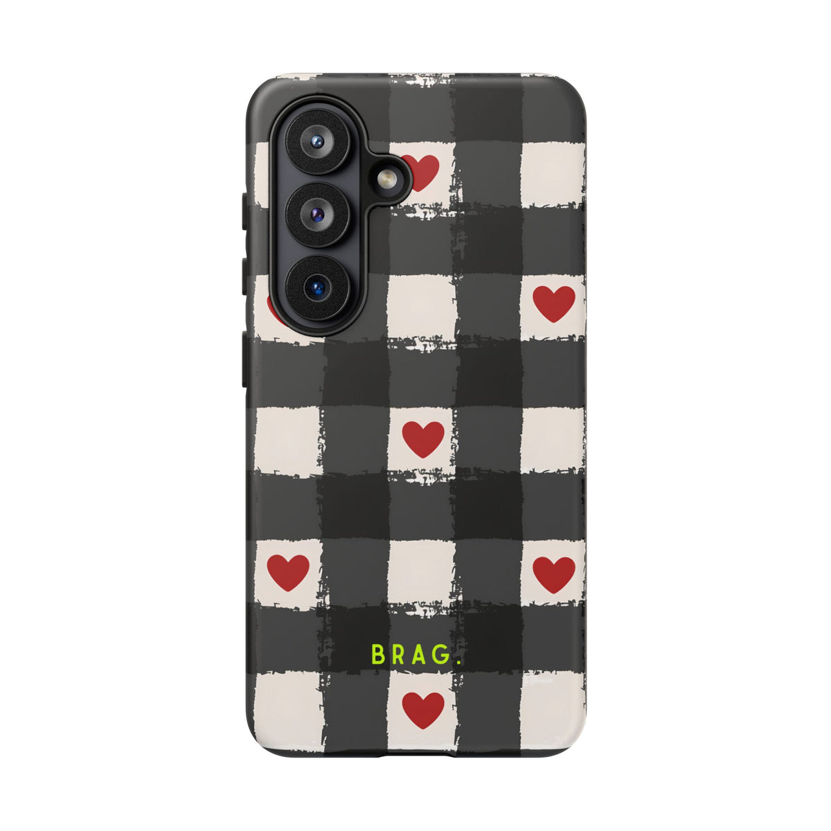 Lucky Heart Tough Phone Case – Shockproof Protective iPhone Cover