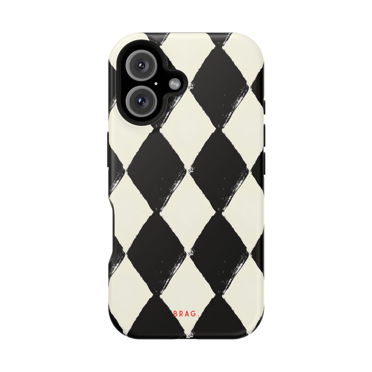 Ivory Harlequin Magnetic Impact-Resistant Phone Case